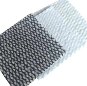 Water and Power Engineering Special Needled Nonwoven Geotextiles Filled with Black Filter Mesh Composite Drainage Network