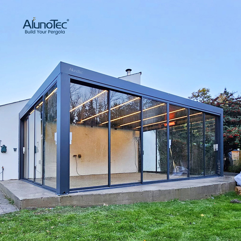 Motorized Manual Waterproof Aluminum Pergola Patio Cover Louver Roof Garden Gazebo Outdoor Awning Canopy Aluminium Pergola