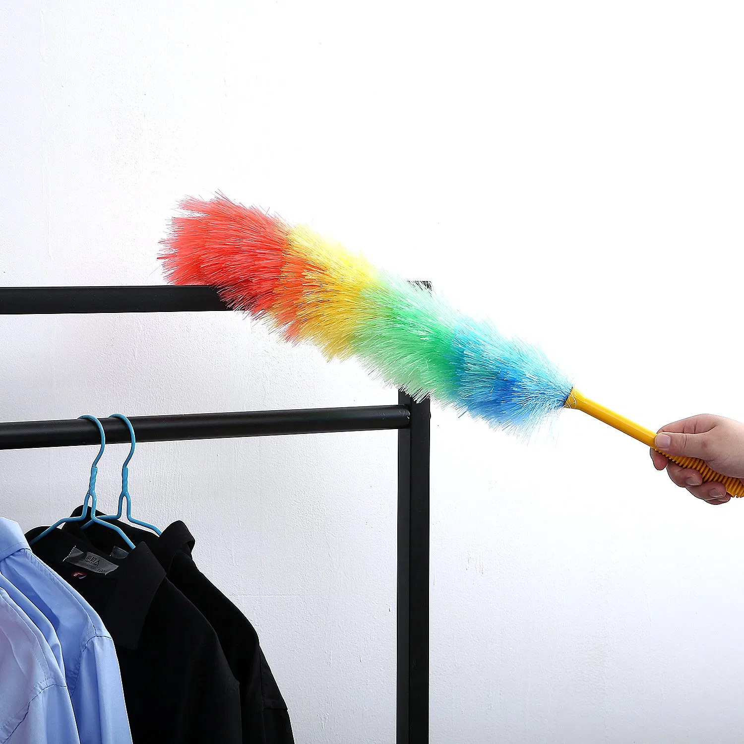 with 100 Inches Extra Long Extension Pole, Washable Dusters for Cleaning Microfiber Feather Duster