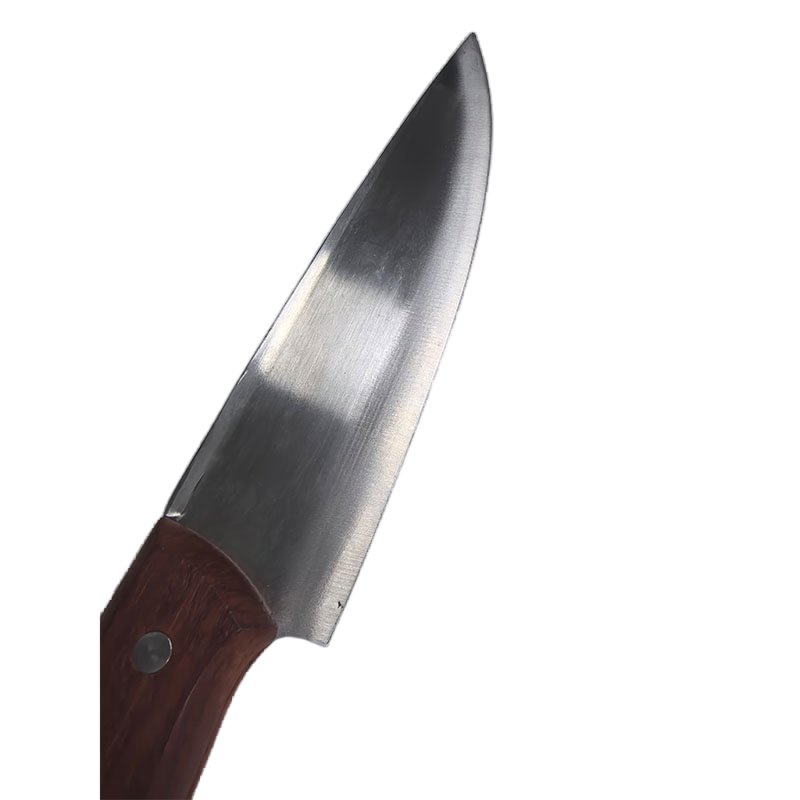 Премиальный кухонный нож 32 см, сталь, деревянная ручка