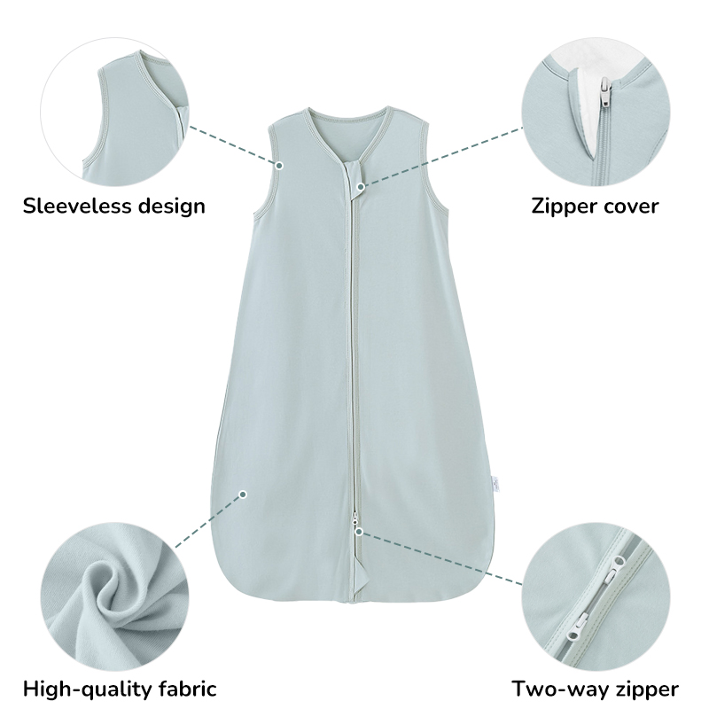 Hot Sale Baby Printed Sleeping Bag Buttery Softest Bamboo Fabric Toddler Sleep Sack Tog0.5 Baby Clothing Infant Wearable Blanket Baby Garment