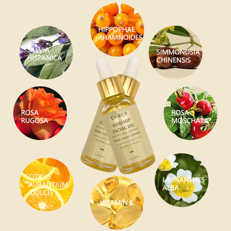 Soothing Nourishing Revitalizing Pure Rosehip Seed Oil Organic Skin Care Face Rosehip Oil