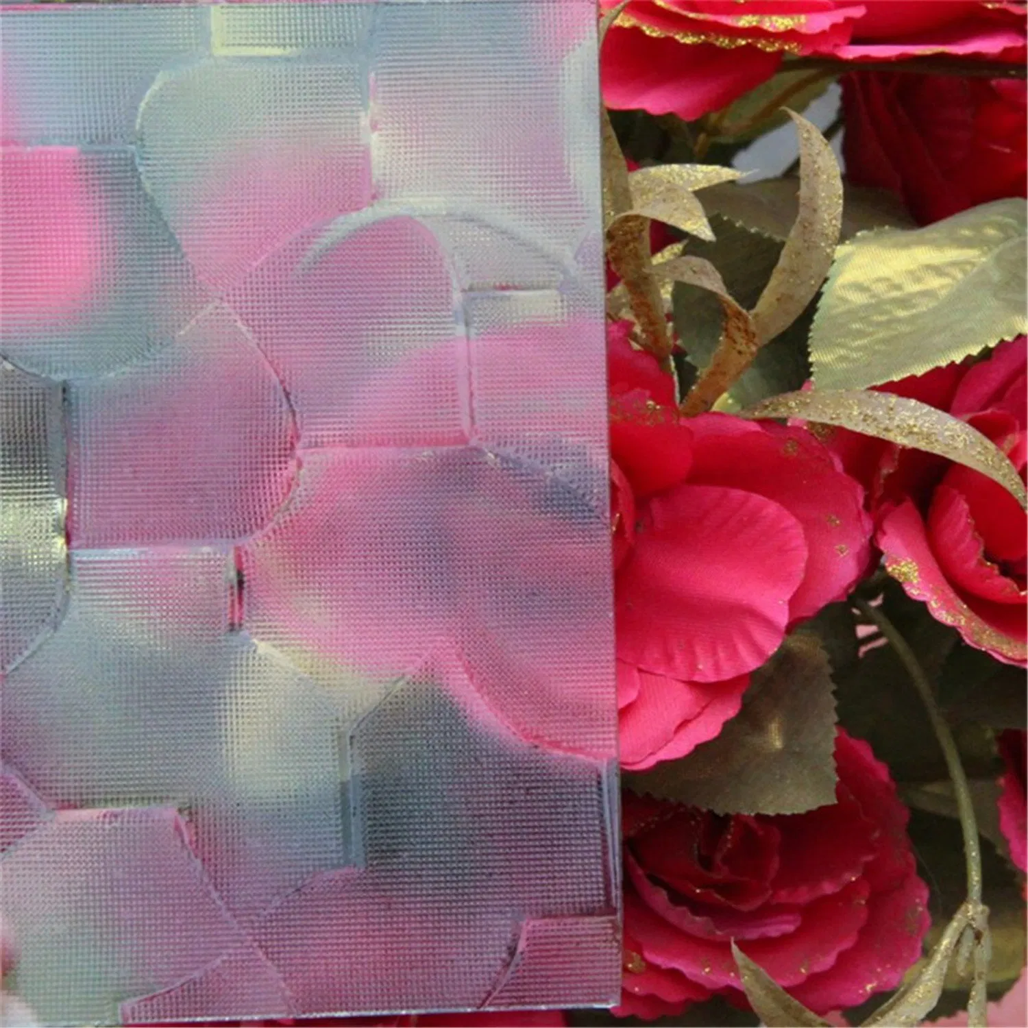 4mm -8mm 15mm Pattern Tempered Building Glass with CCC/SGS/Ce