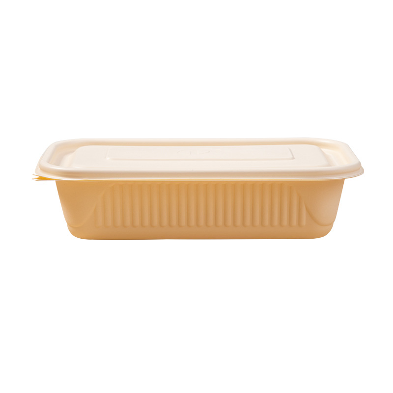 OEM Factory Biodegradable Corn Starch Disposable Lunch Box