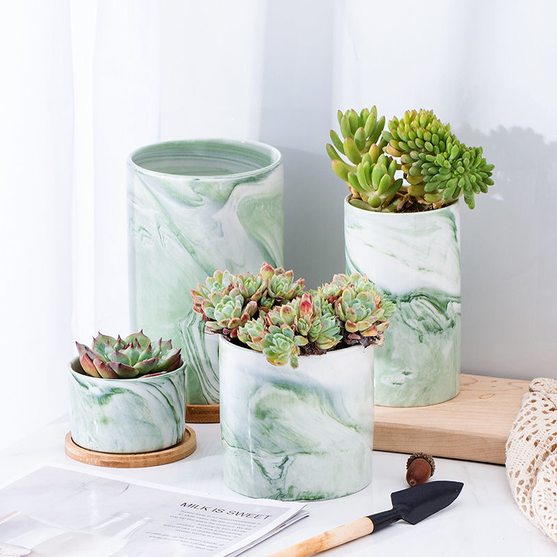 Горшок керамический для цветов Сочный