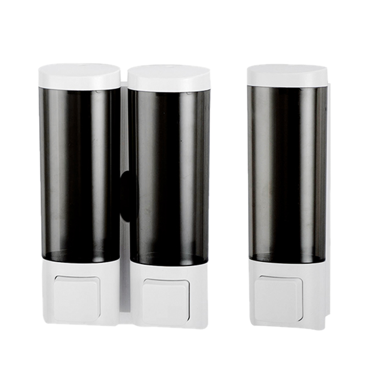 Bathroom Set Translucent Durable Plastic Liquid Soap Dispenser