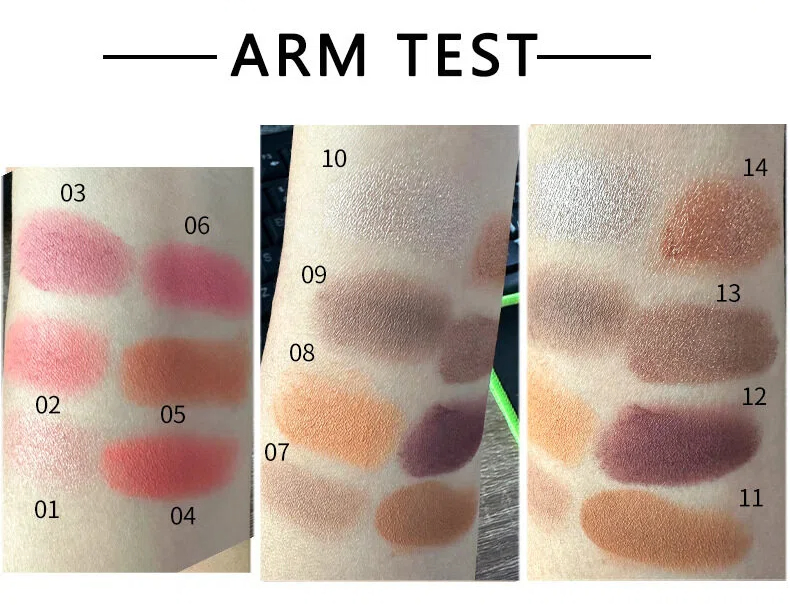 Customized Logo Waterproof Blusher Vegan Matte Powder Blush Makeup Blush Palette