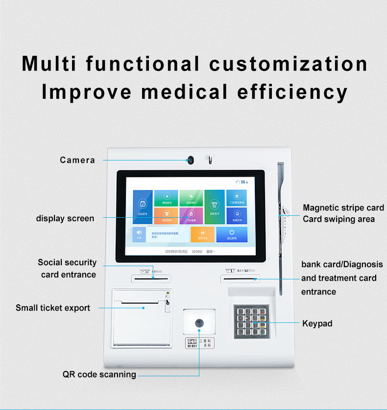 Stock Self Service Kiosk Systems Payment Pharmacy Self Service Kiosk Touch Screen Self Service Kiosk