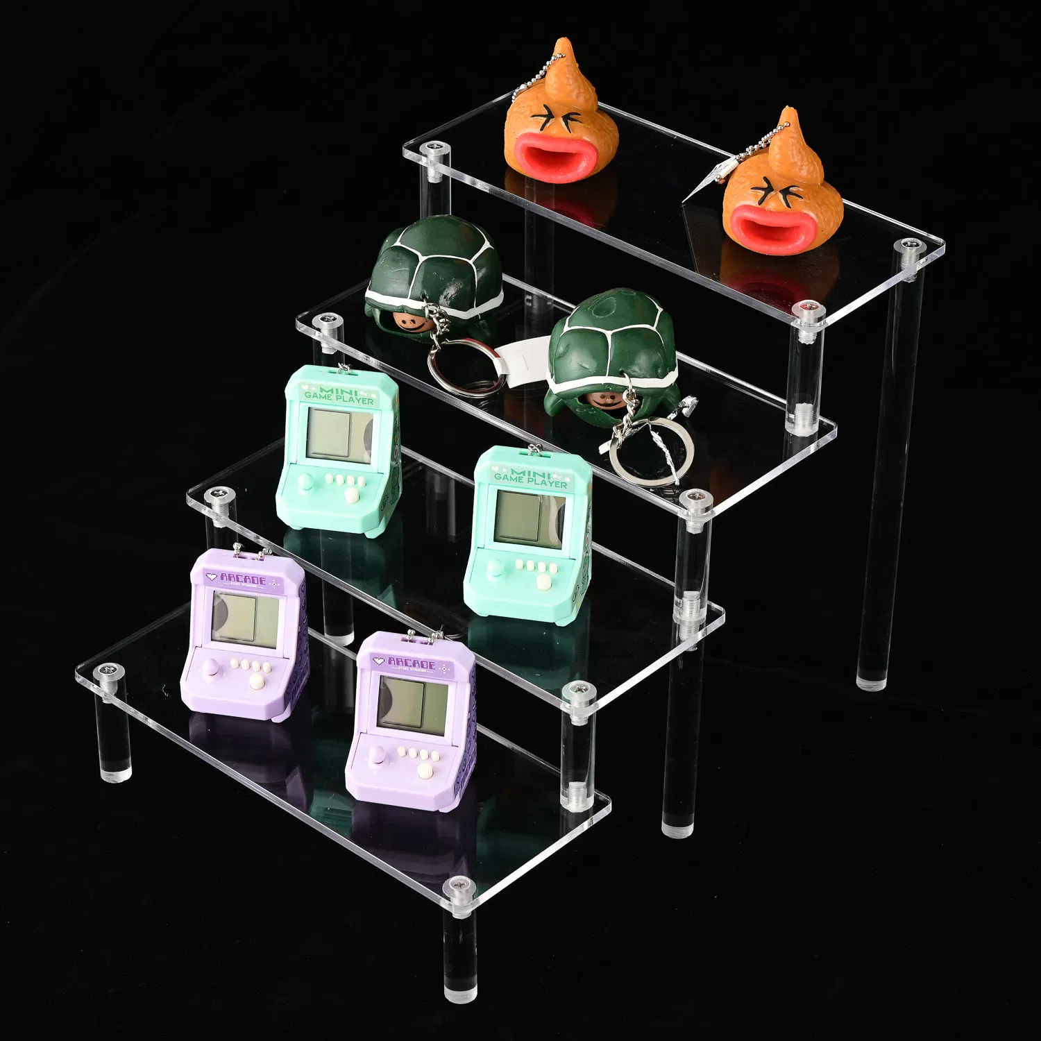 Customizable Clear Acrylic Doll Display Cake Dessert Stand