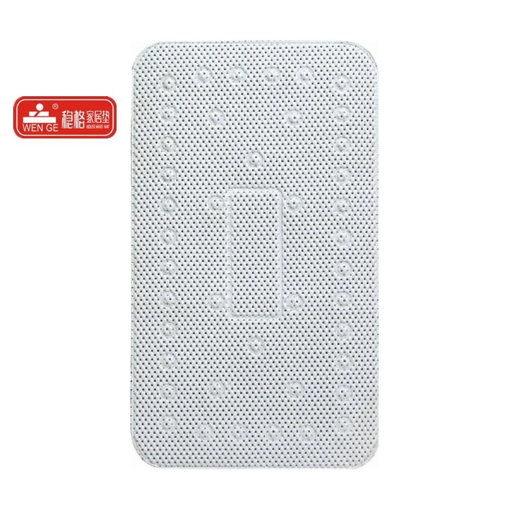 Washable Custom Printed Comfort PVC Anti Slip Bathtub Mats Bath Mats with 4/8/12 Suction Cups