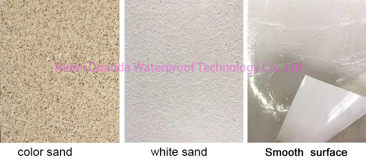 HDPE High Density Polyethylene Pre-Applied Self-Adhesive Waterproof Roofing Membrane for Cellar with Sanding