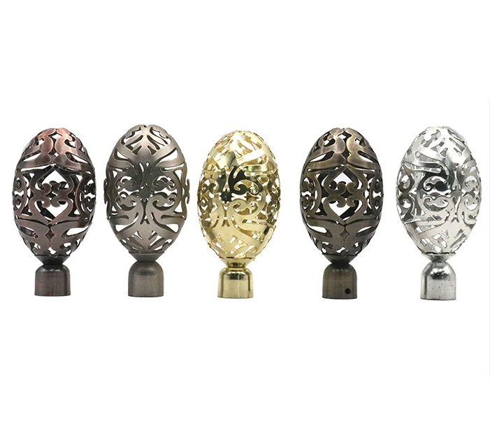 28+19mm Curtain Rod Set Iron Curtain Rods Curtains Ring Black Gold White Accessories Electroplating Customize Metal OEM Window