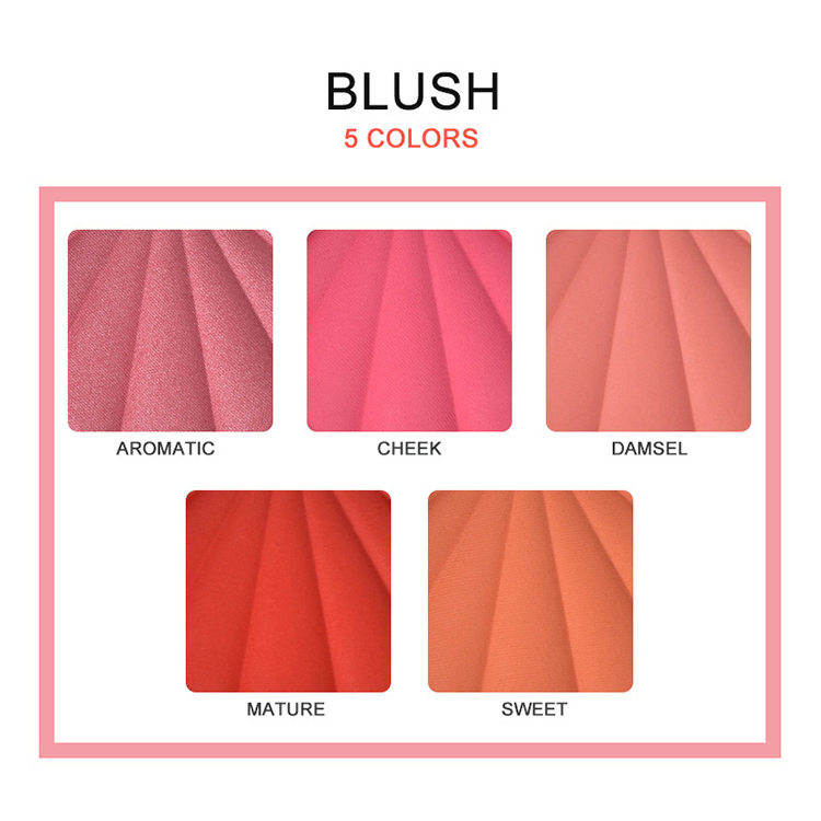 Low MOQ No Logo Vegan Cruelty Single Tint Cream Blush Powder