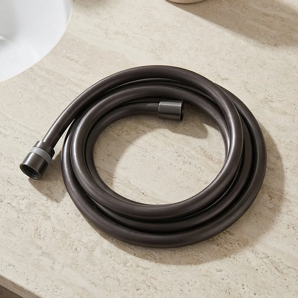 Flexible PVC Shower Hose with Stylish Chrome Finish for Bathrooms