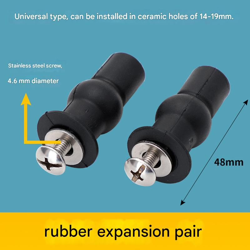 Toilet Seat Accessories Cover Plate Screw Connectors Universal Toilet Seat Installation and Fixing Expansion Screws