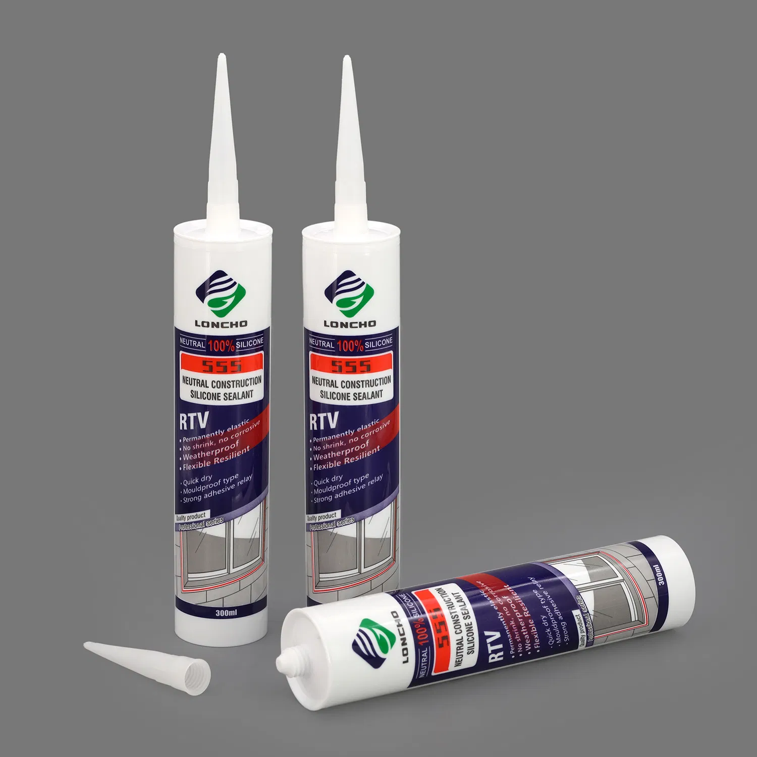 Factory Supply No Smell RTV Gasket Maker Sealant for Glass & Aluminum