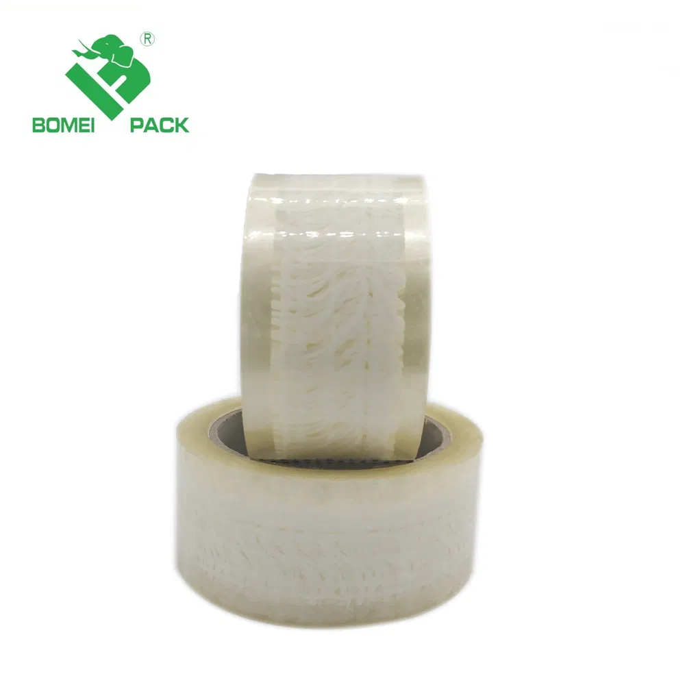 Strong Viscosity BOPP Packing Tape Custom Logo Printed Clear Sellotape