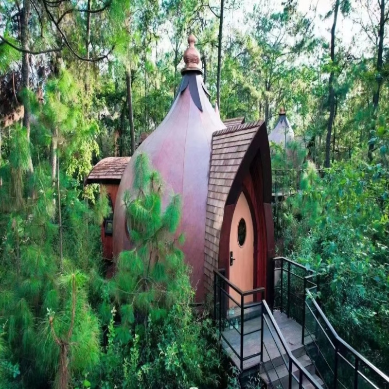 Carbonized Wood Preservative Wooden House Beam Log Column