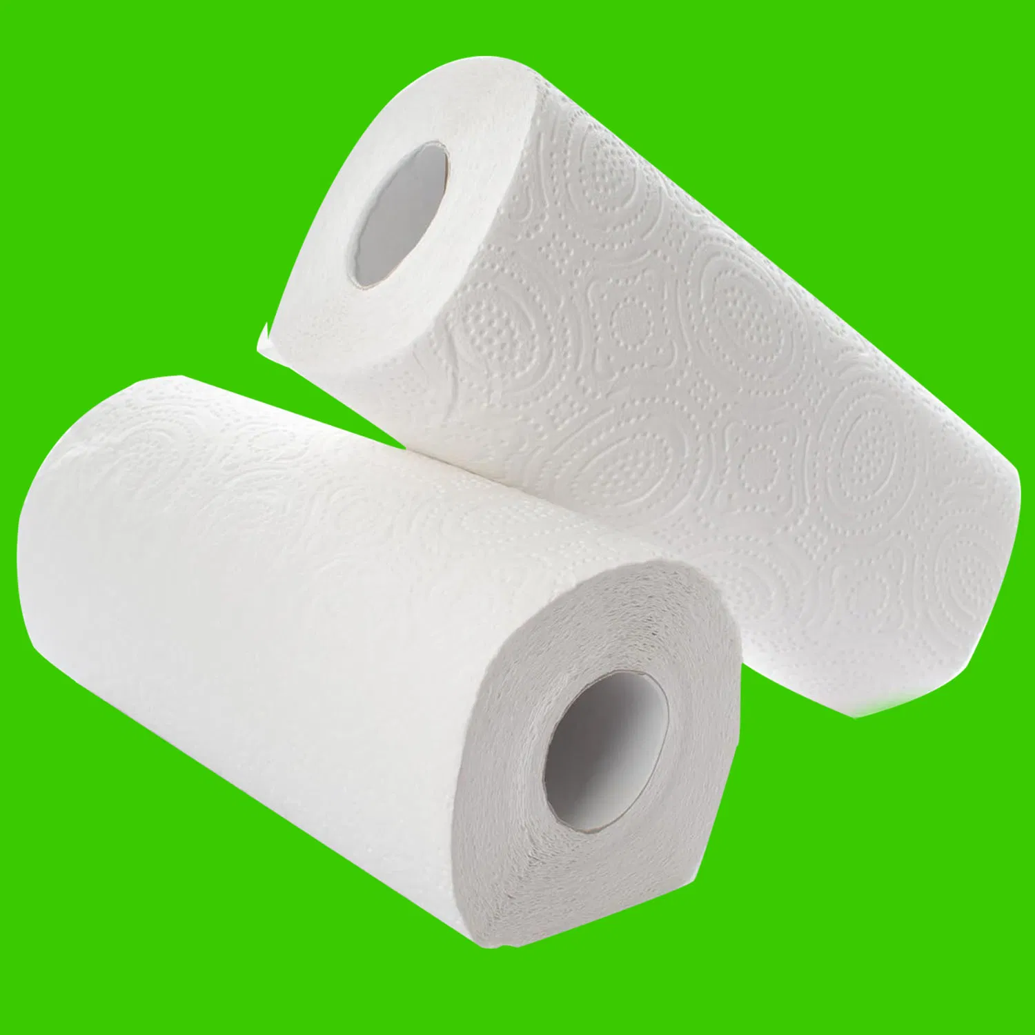 Eco Friendly Soft Virgin Wood Pulp Kitchen Towel Roll 2ply 3ply Roll Paper Embossed Kitchen Paper
