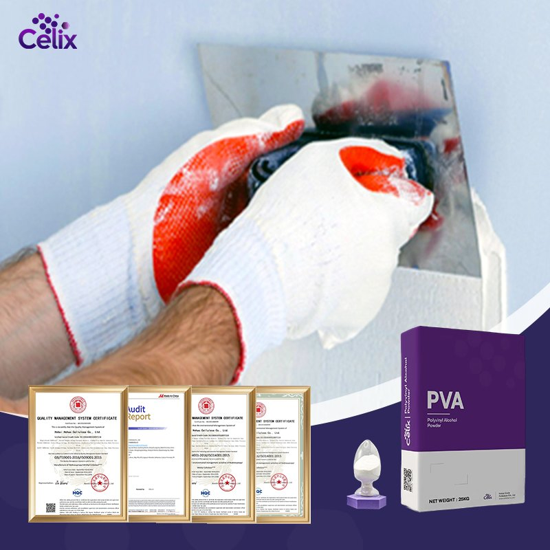 High Quality PVA2488 Powder by Celix for Durable Wall Putty Mix