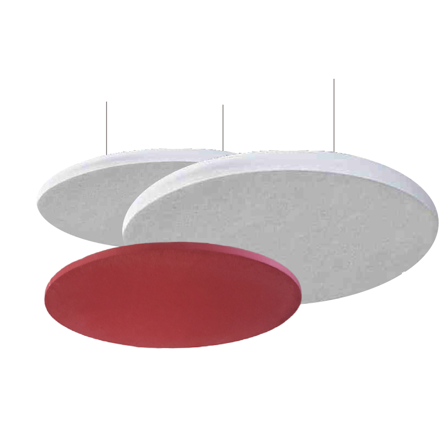 Suspended Acoustic Clouds Fiberglass Ceiling Panels for Office