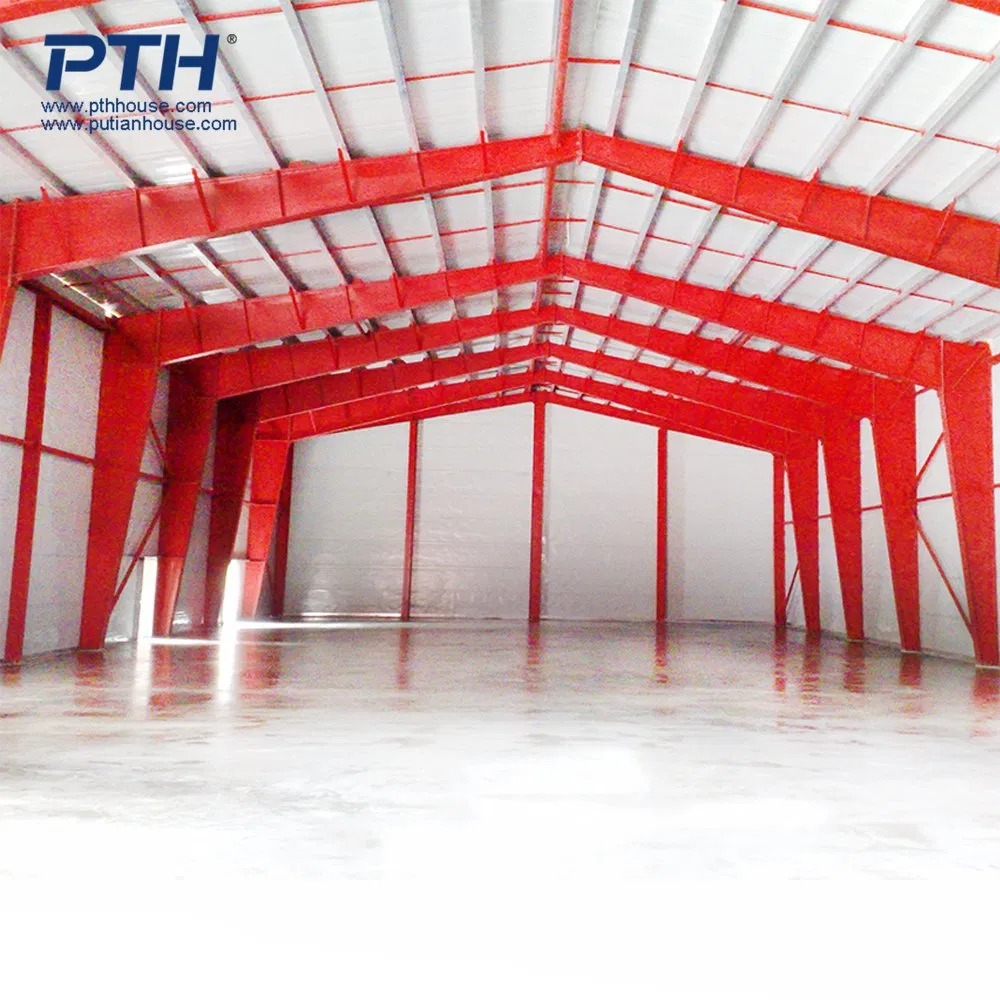 Pth Industry Prefabricated Prefab Fabricated Modular Modern Workshop Warehouse Greenhouse Building Design Galvanized Steel Structure Plant