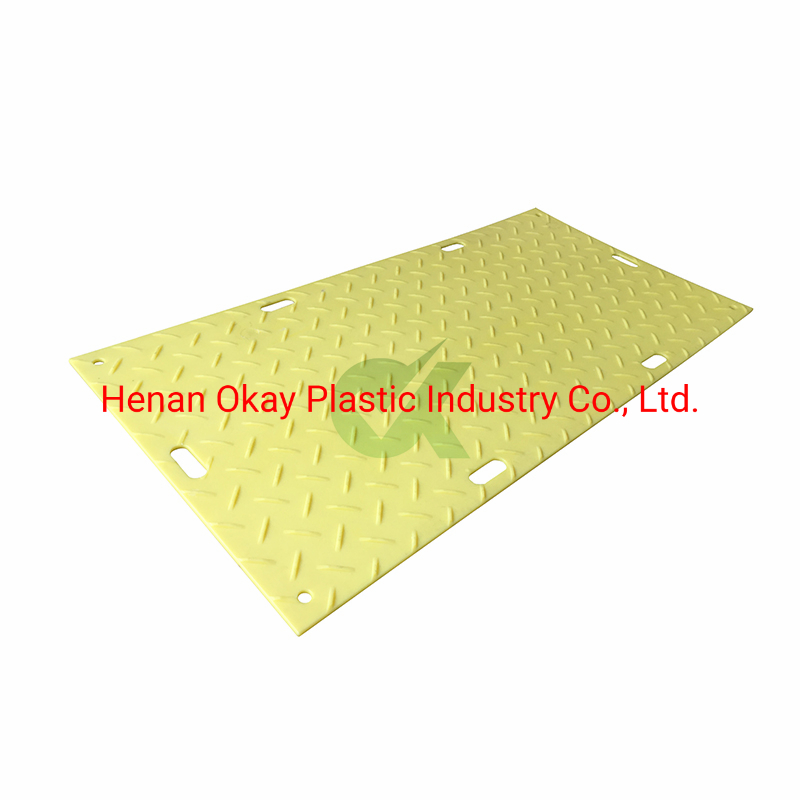 Heavy Duty Ground Mats 4X8 Lightweight HDPE Temporary Ground Protection Mats Bog Mats