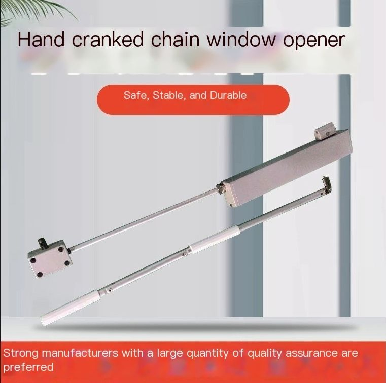 High Window Handle Outward Opening Manual Double Chain Opener Hand-Operated Smart Arm Accessory Buildinq Doors Windows Screw
