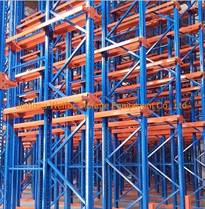 Push Back Drive in Rack Mobile Racking System for Rack Shelf Shelves