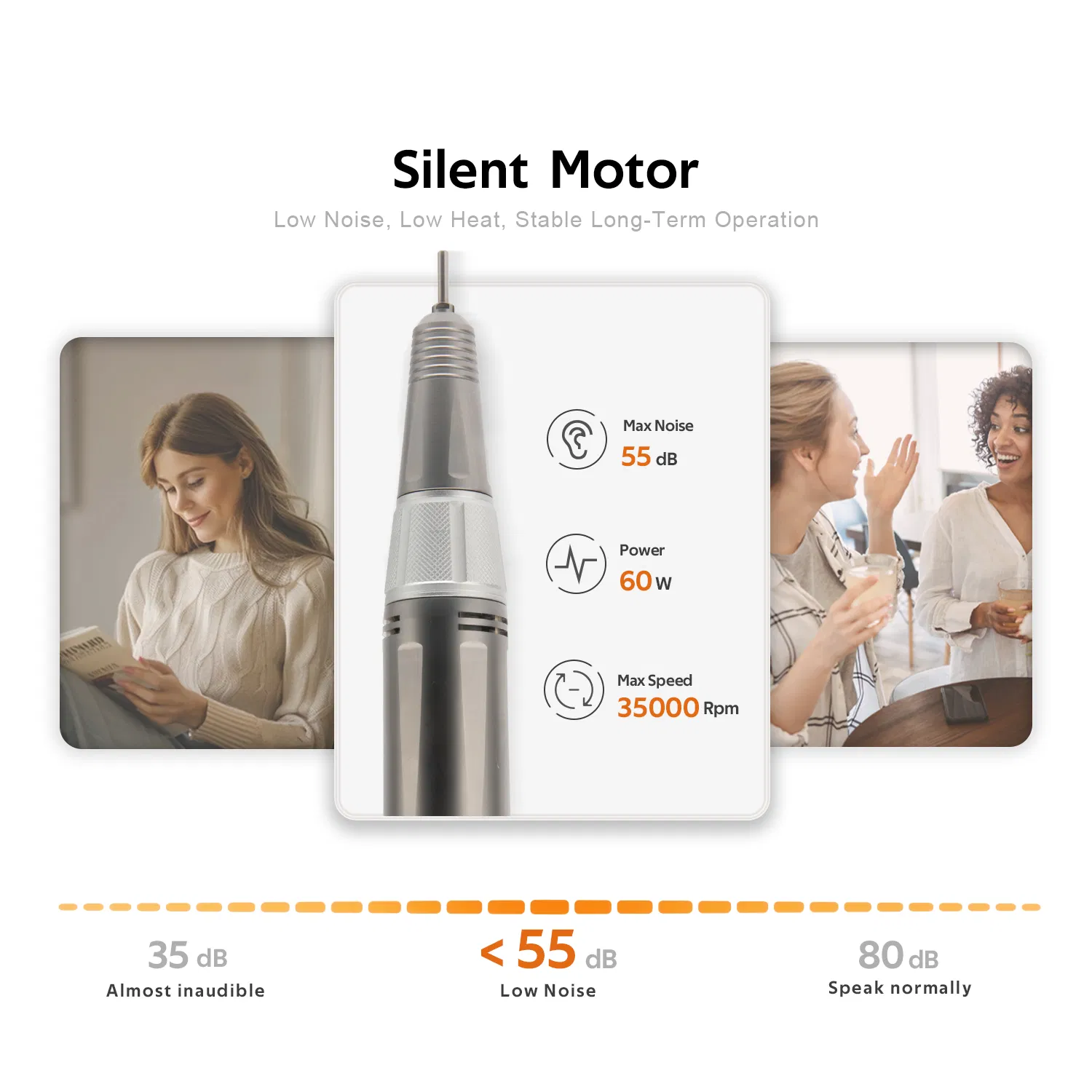 New Products Most Popular Nail Grinder High Speed 35000 Rpm Gel Remover Desktop Nail Drill Machine Home Use DIY