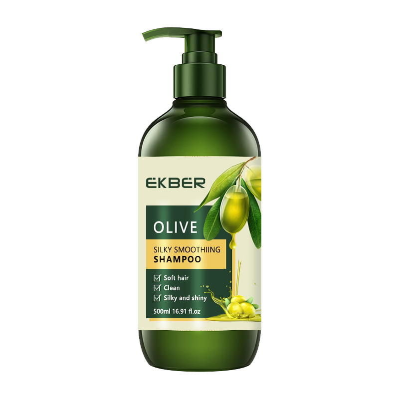 High Quality Natural 500ml Glycerol Olive Oil Shampoo Silky and Shiny Hair Shampoo Hair Salon Olive Oil Shampoo