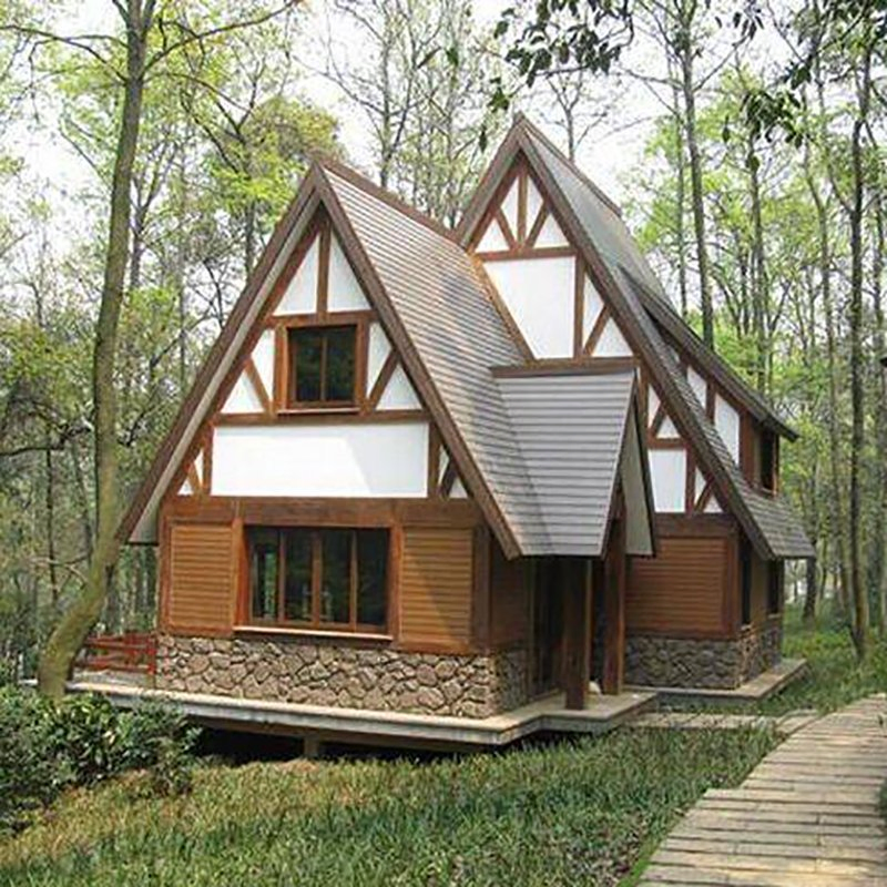 WPC Shed Whole Set Easy Installation Outdoor Garden House Co-Extrusion Hollow Sheds