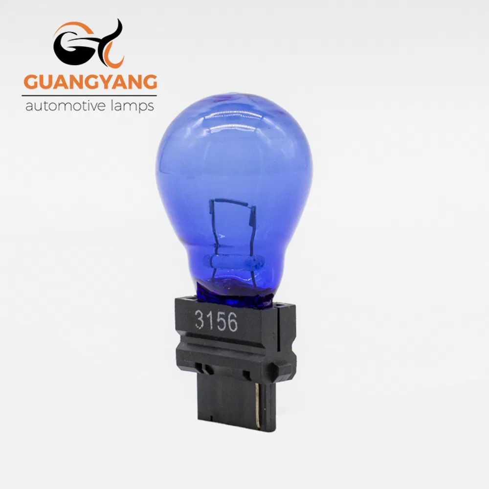 Лампочка поворотника Fagis 3156 3157 12V 21/5W синяя