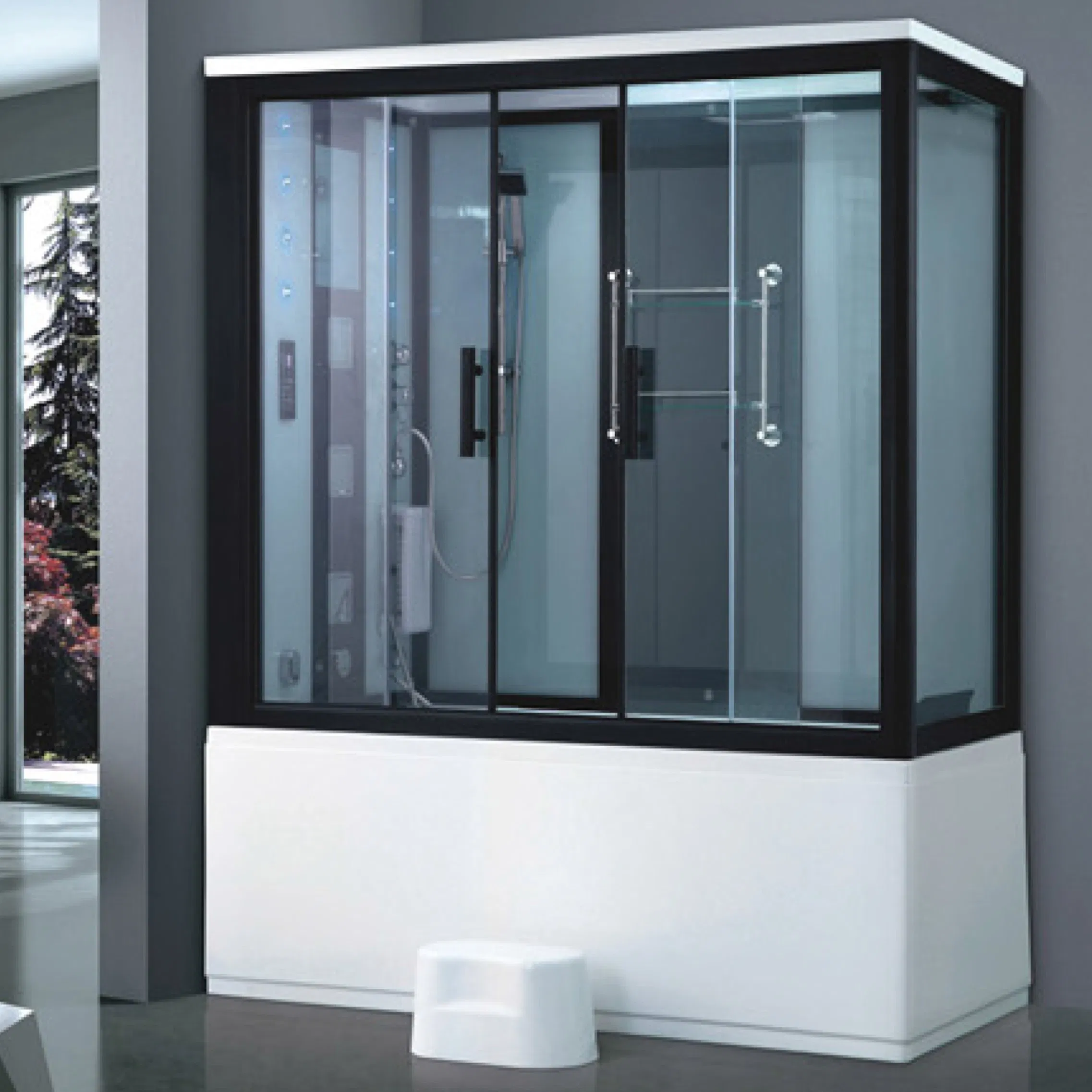1800X900 Modern Fashion Design with Jets Steam Shower Units