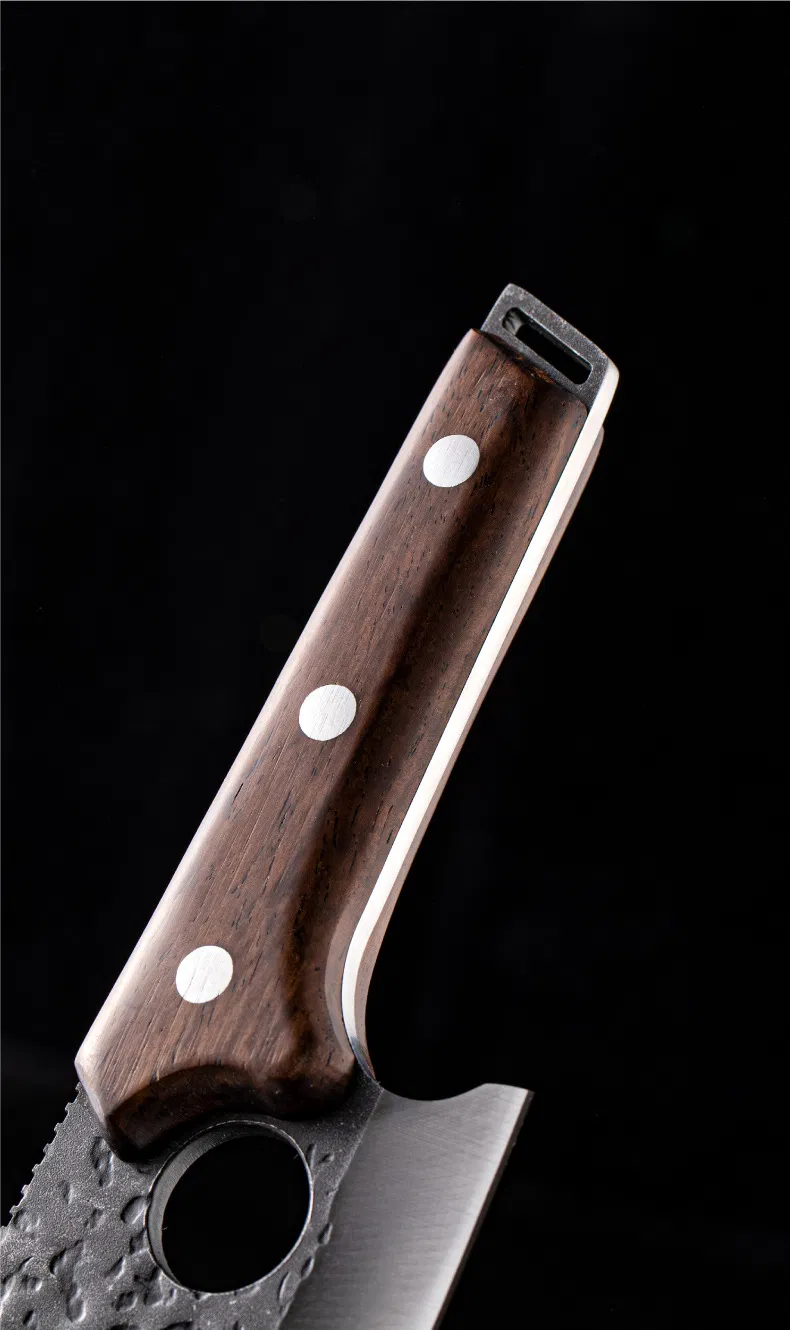 Китайский шеф-нож-секач 7.5 дюймов с тигровым узором