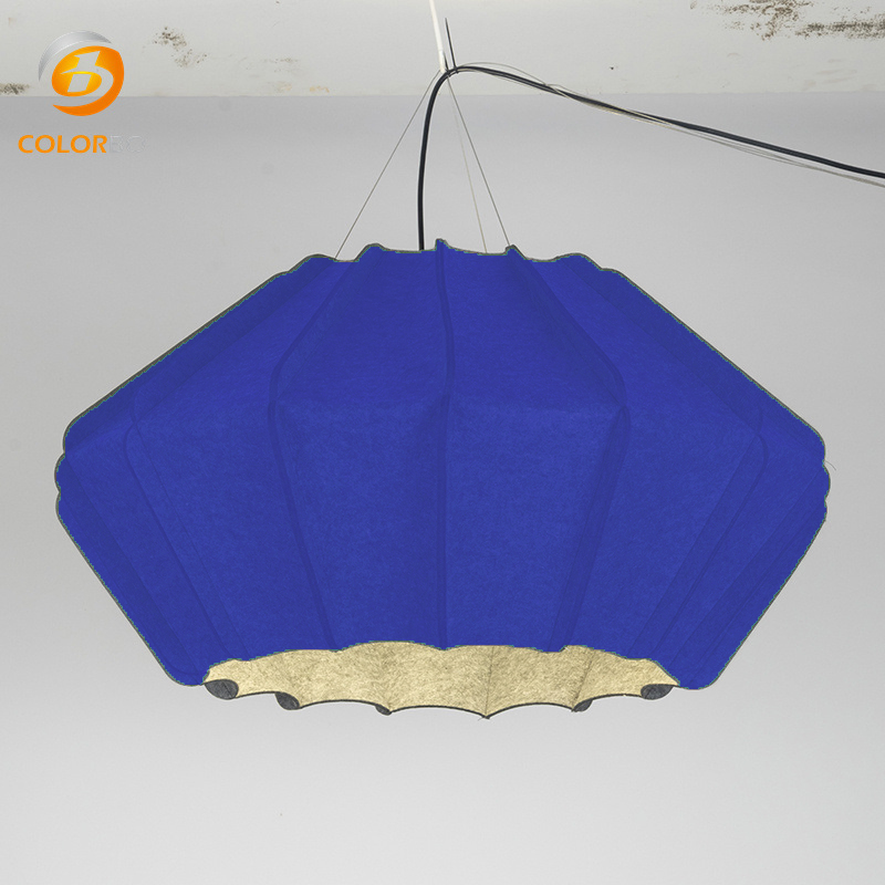 Polyester Acoustic Panels Sound Absorption Decoration Material Fashionable Felt Chandelier