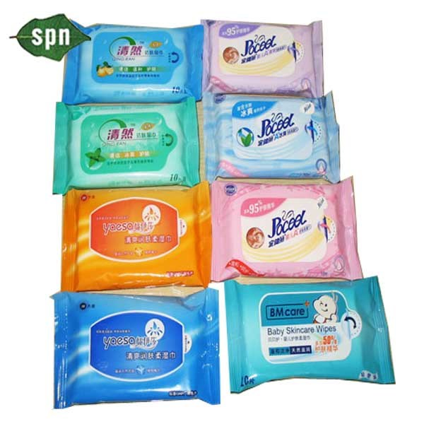 Special Nonwovens Compostable Lightly Fragranced Flushable Antibacterial Disinfect Soft Wet Wipe with Fresh Gentle and Effective