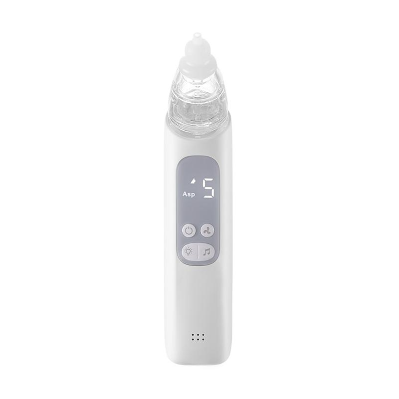 Rechargeable Electric Nose Sucker Nasal Aspirator with Music Function Adjustable Volumefor Baby
