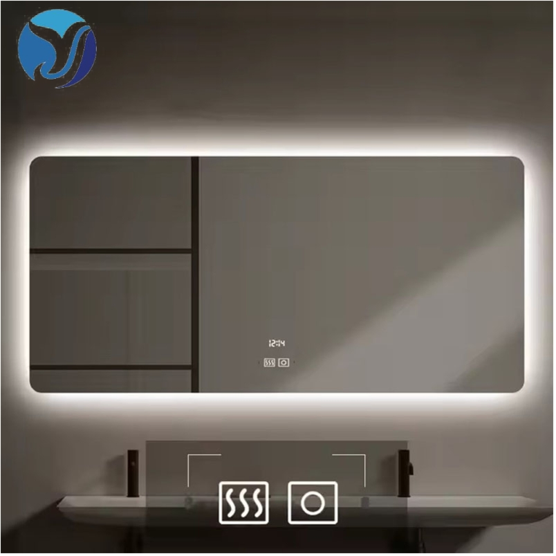 Bear Design Decor Mirror Glass Sheet Modern Customized LED Smart Touch Switch Beauty Shape Shower Bathroom Wall Mirror