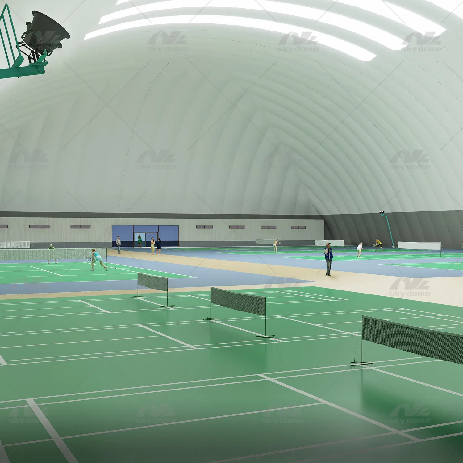 Sports Air Supported Structure for Badminton Court