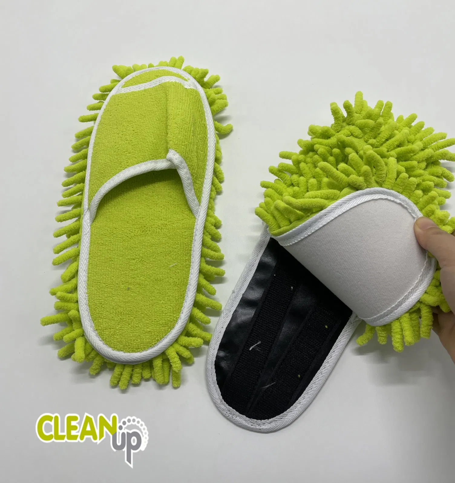 New Design House Cleaning Use Plush Slippers Indoor Winter Chenille Clean Slipper