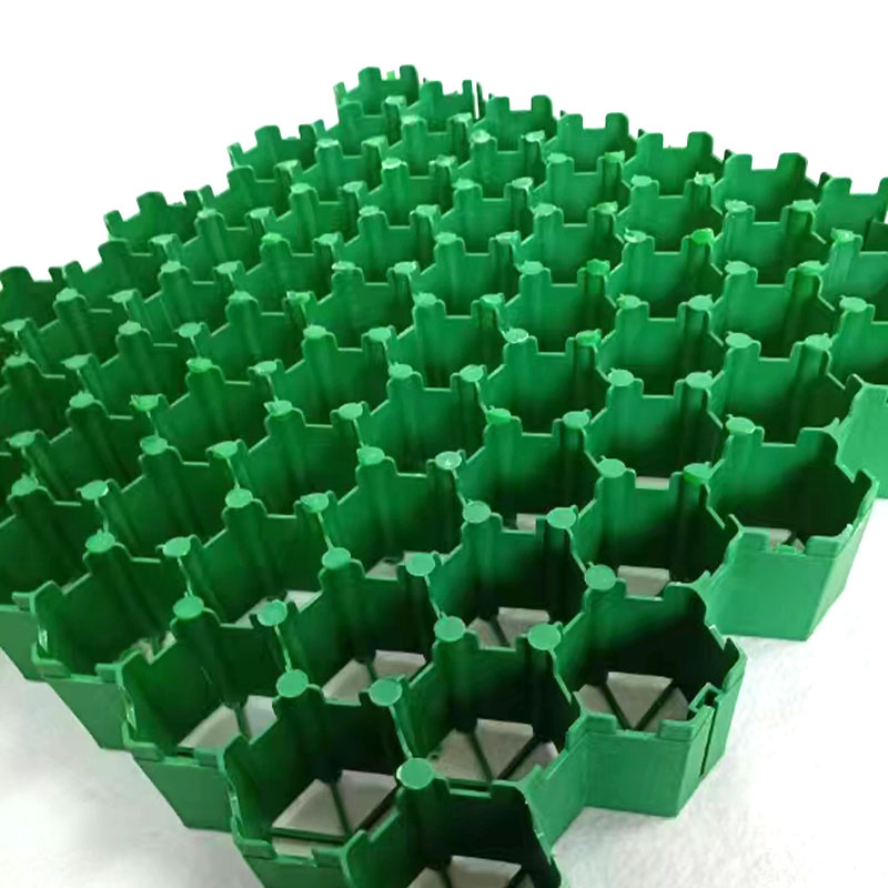 Black Green Easy to Install HDPE Plastic Grass Pavers Height 40 mm 50mm for Parking