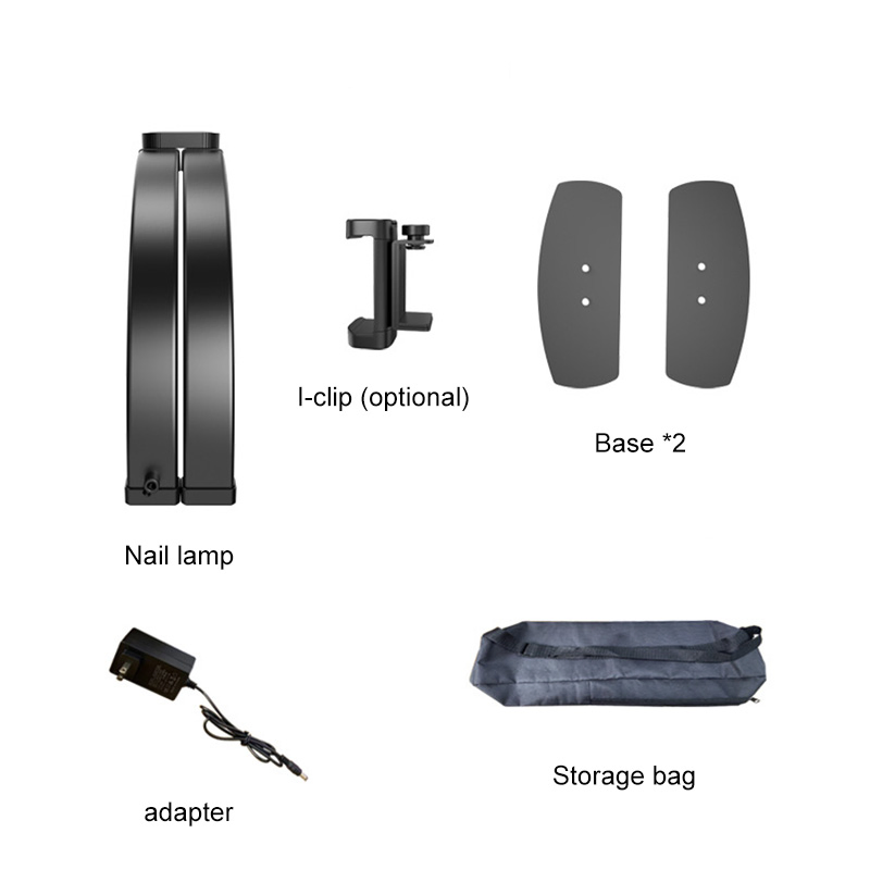 Manicure Table Lamp Dimming Collapsible LED Manicure Table Lamp Salon Nail Table Light for Salon Reception