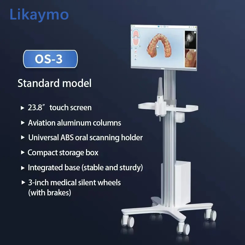 Mobile Dental Trolley PC: 23.8 Inch Versatile Solution for Clinics