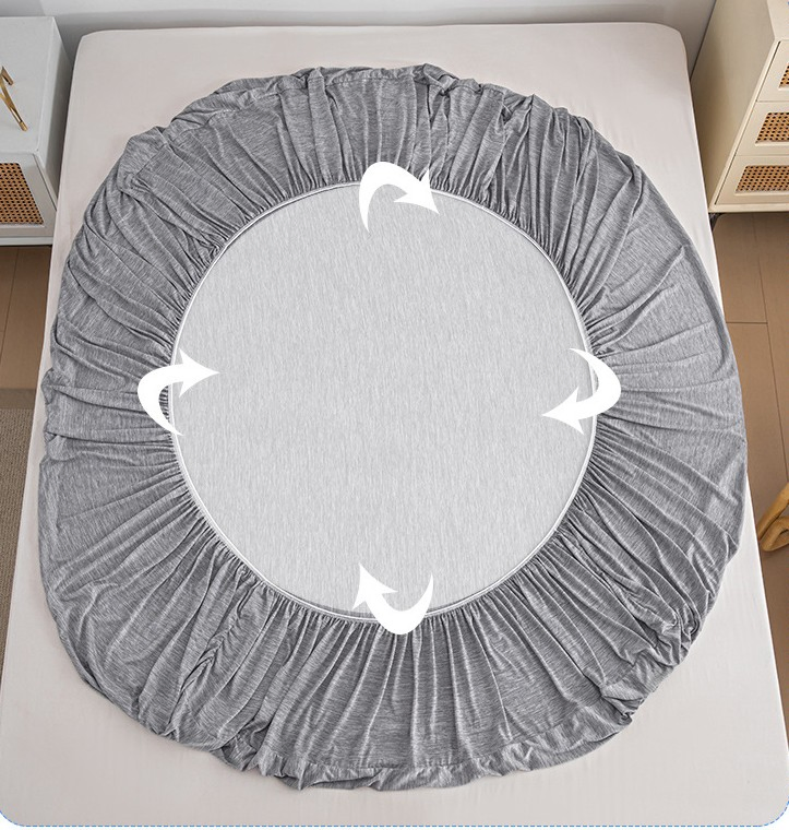 Summer Soft Breathable Cooling Bedding Sheets Cold Feeling Custom Fitted Sheet