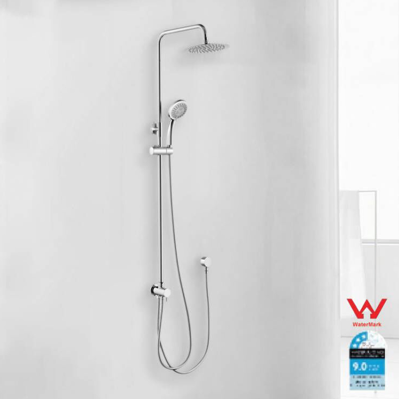 Watermark Luxury Exposed Shower System Wels Chrome Finish Rain Shower System Bathroom Accessories