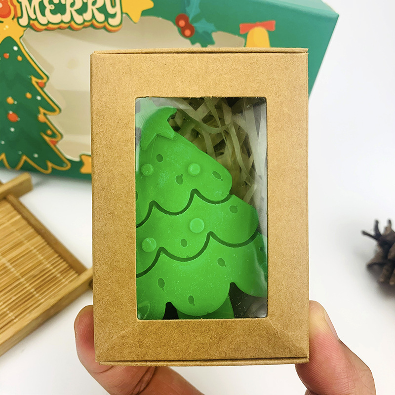 Wholesale Christmas Gift Handcraft Soap Herbal Scented Souvenir Body Whitening Beauty Skin Lightening Soap