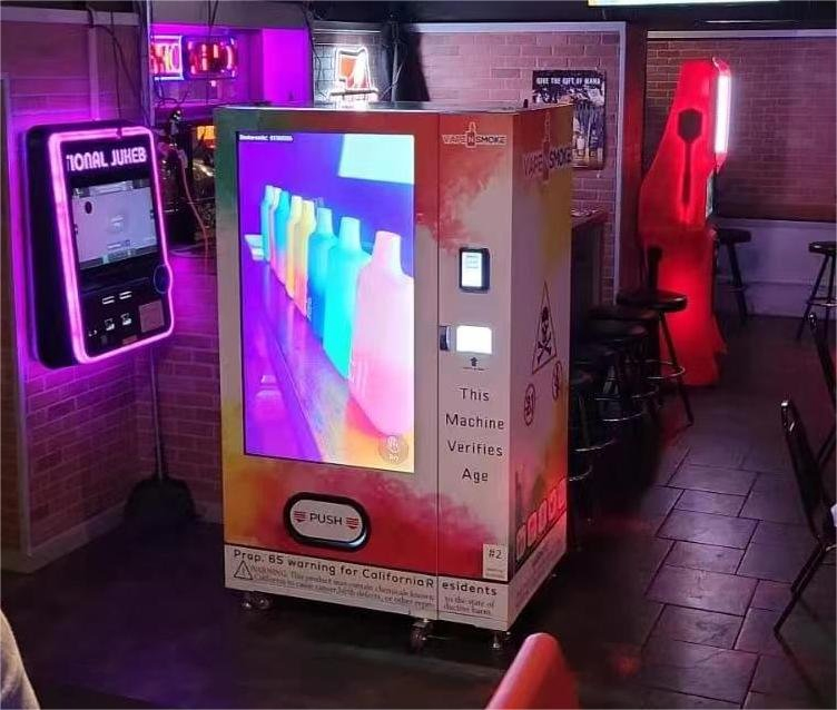 Weimi Large Advertising Screen Smart Vape E-Cigarette Vending Machine with Age Checker Card Reader for Sale Tobacco Smoking