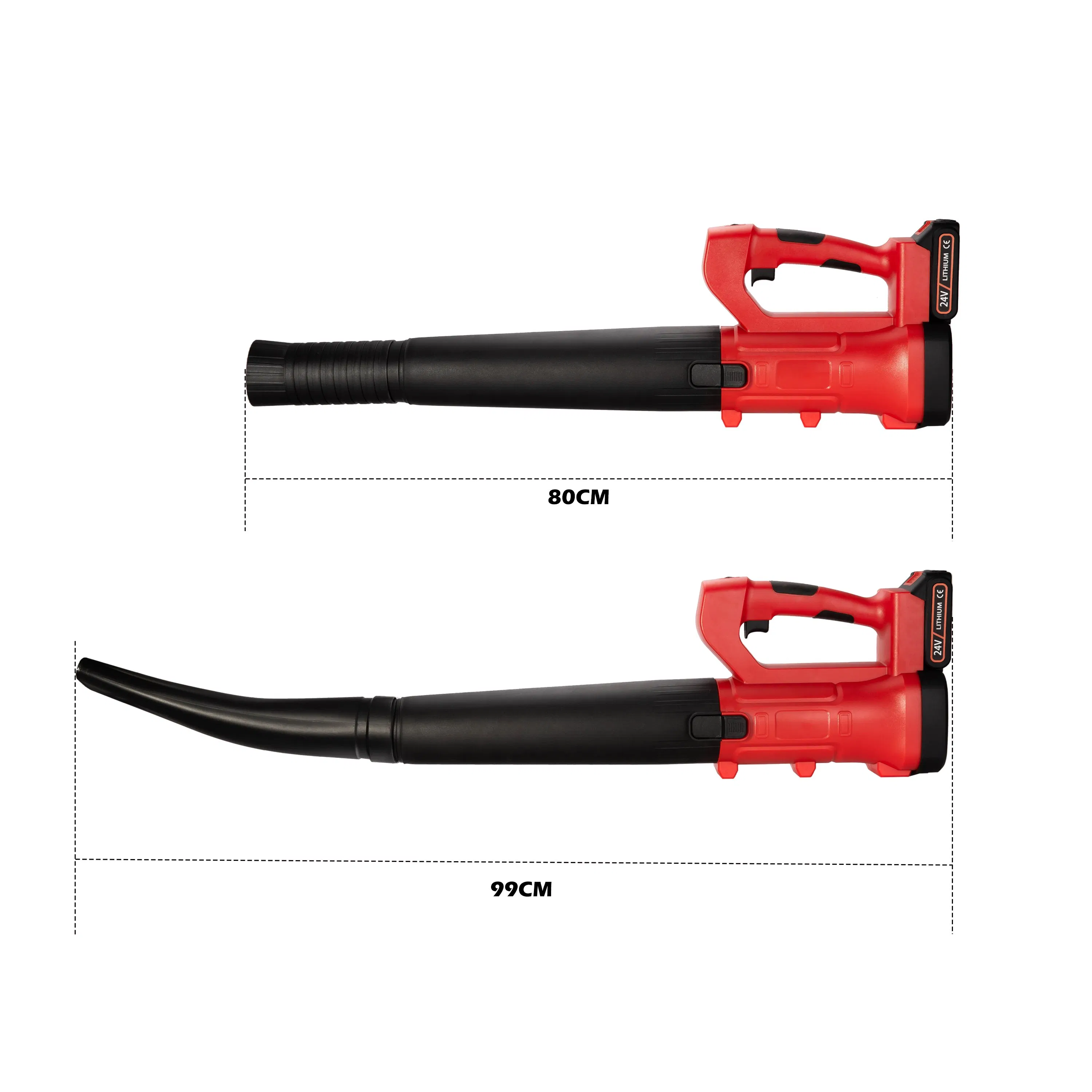 21V Lightweight Handheld Quiet Cordless Leaf Blower Wind Blower Electric Air Blower 6-Speed
