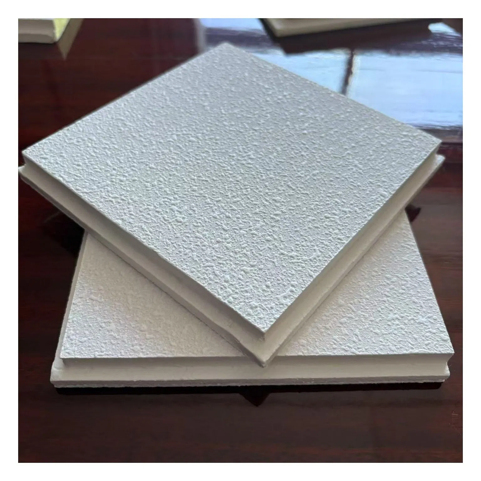 Fiberglass Acoustic Ceiling 595*595mm Fireproof Panel